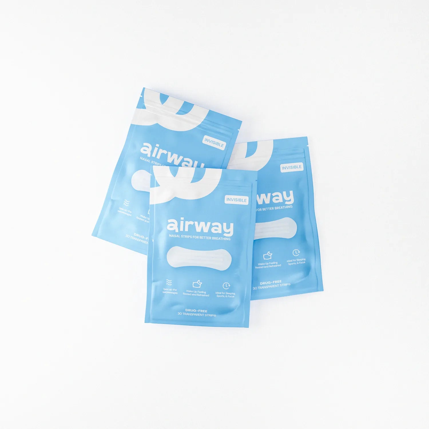 Nasal Strips "Invisible" 2 packs + 1 FREE